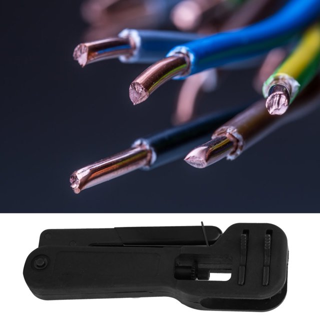 Herramienta de compresión coaxial de bolsillo ANGGREK Engarzadora de cable coaxial ajustable para RG59/6 193-213 mm