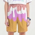thumbnail image 2 of MuXiKeJi Clothes Toddler Shorts for Boys 4t Cartoon Print Elastic Waistband Cotton Boys Short Pants Casual Running Shorts Summer Short Pants Clothing, 2 of 4