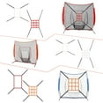 thumbnail image 2 of AOOOWER Hitting Batting Catching Pitching, Backstop Baseball Training Net Baseball Softball Practice Net, Baseball Training Net, 2 of 18