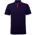 thumbnail image 1 of Asquith & Fox Mens Classic Fit Contrast Polo Shirt, 1 of 6