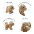 thumbnail image 2 of Vokodo Playful Teacup Puppy Walks Barks Sits And Wags Tail Interactive Dog Kids Soft Cuddly Electronic Pet Happy Friend Battery Operated Toy Animal Great Gift For Preschool Children Boy Girls Toddlers, 2 of 7
