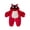 Red Ladybugs, variant on Toddler Baby Halloween Animal Costume Infant Dinosaur Ladybugs Costume Baby Girl Boy Halloween Outfit Fall Winter Romper Warm Plush Long Sleeve Zipper Hood Jumpsuit with Tail