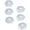 White, variant on 3Sets Lightweight Silicone Ear Tips Ear Covers for Pods 4 Thin Earbuds Covers for Everyday Use