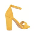 thumbnail image 3 of Women Chunky Heeled Ankle Strap Sandals Elegant Single Band Buckle Decor Sandals High Heel Sandals Open Toe Ankle Strap Sandals Heels, 3 of 5