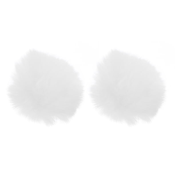 FELTECHELECTR 2 pompones para zapatos, adornos para zapatos, adornos para zapatos, manualidades