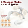 thumbnail image 4 of Vitality Magic Pro 2.0 Neck Massager with Heating Function - 4 Heat Heads, 6 Modes, 15 Intensities, Vagus Nerve Stimulator for Neck & Shoulder Pain Relief, 4 of 7