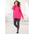 thumbnail image 3 of Woman Within Plus Size Long-Sleeve Crewneck Soft Waffle Knit Thermal Shirt, 3 of 6