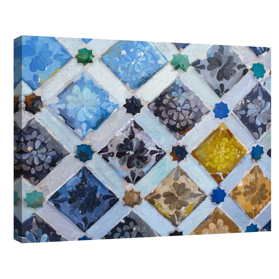 Spanish Tiles by Studio Arts Canvas Art
