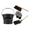 thumbnail image 1 of veasfak Fireplace Ash Cleaning Tool Set Heat Resistant Bucket Spade Brush Gloves Set, 1 of 9