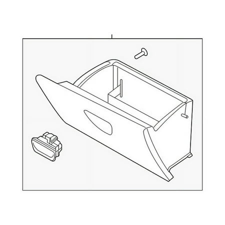 Genuine OE Ford Glove Box Assembly - AE8Z-5406010-AG