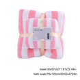 thumbnail image 3 of RBCKVXZ Coral Velvet Absorbent Bath Towels For Adults Face Towel Bath Towel Set Soft Comfortable Bathroom Towel Set Highly Absorbent Soft Bathroom Towels Set,for Home, Under $5, 3 of 8