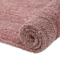 thumbnail image 4 of Better Trends 20" x 20" U-Shape Toilet Rug, 100% Cotton Tufted Bathroom Rug, Contour Mat, Water Absorbent, Reversible, Machine Wash (Pink) Lux Collection, 4 of 6
