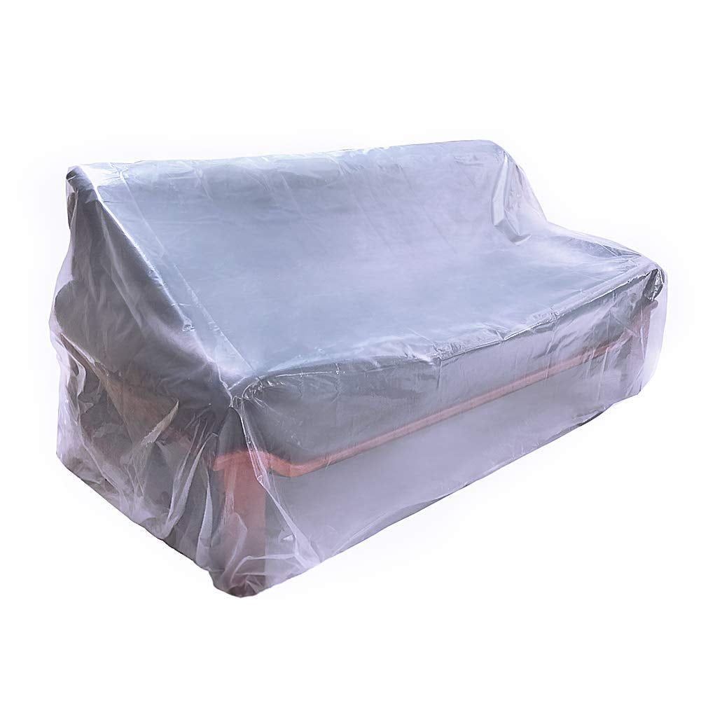 Plastic Furniture Protector Cover Storage Bag Desk Couch Sofa Bed Guard Novel QL 