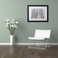thumbnail image 4 of Trademark Fine Art "Winter Aspens" Canvas Art by Roderick Stevens White Mat, Black Frame, 4 of 5