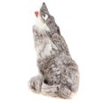 thumbnail image 1 of rugiente modelo de juguete animal de simulación de juguete decoración para hogar arte coleccionables Hugo Estatua de lobo realista, 1 of 8