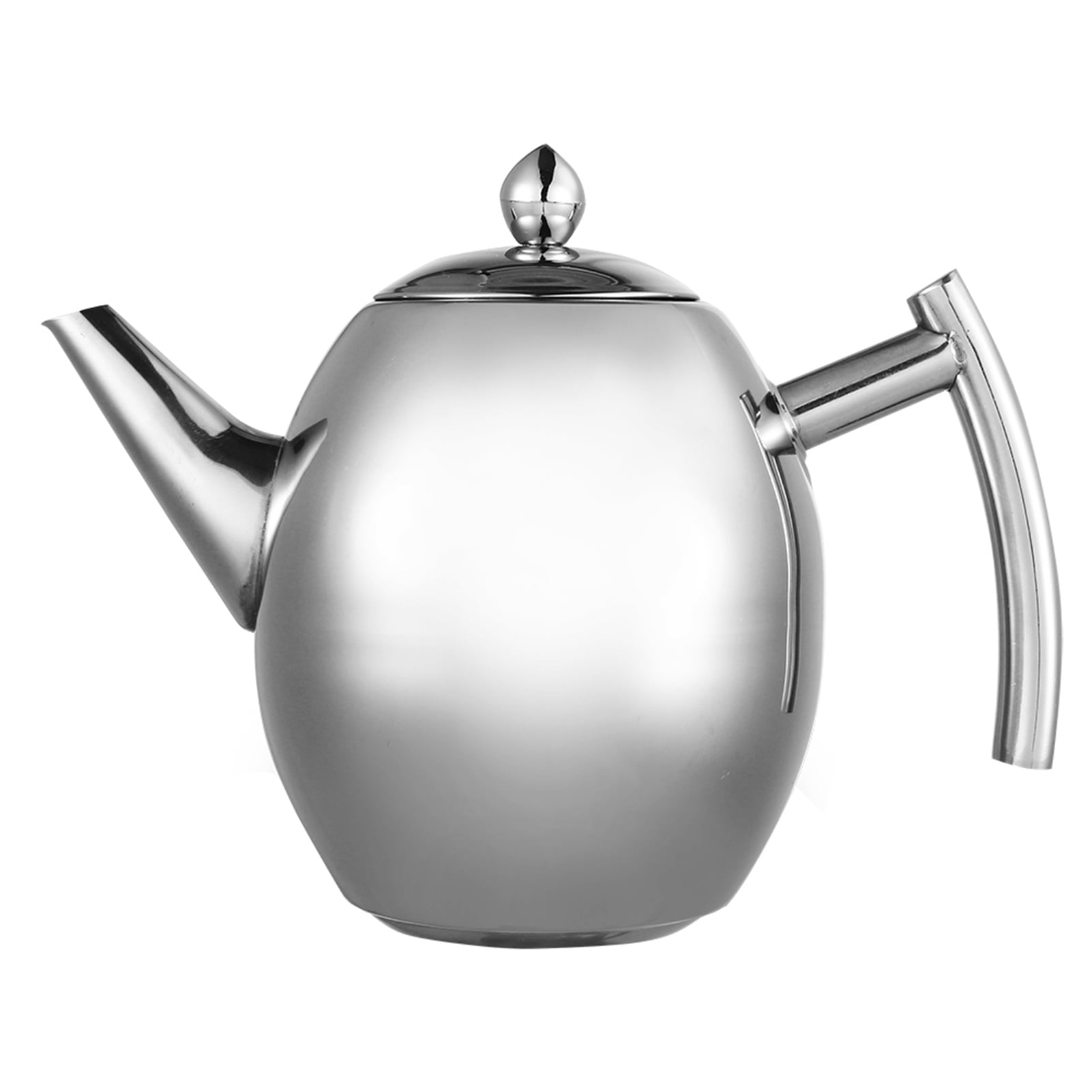 1PC Double Walled Insulated Teapot Boiling Water Kettle Stainless Steel  Moroccan Teapot Coffee Tea Pot