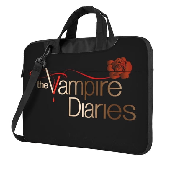 The Vampire Diaries Laptop Bag Laptop Case Computer Notebook Briefcase Messenger Bag With Adjustable Shoulder Strap 13 Inch