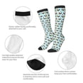 thumbnail image 6 of Lsque Roosters And Plants Printed Crew Socks Men's Women's LightWeight Thin Casual Calf Socks ,Knee High Socks,Cotton Socks, 6 of 9