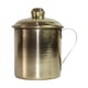 thumbnail image 1 of Taza de té de bronce hecha a mano, taza para beber Vintage, regalos de inauguración de la casa con asa de tapa, taza de bronce hecha a mano para café, 1 of 8