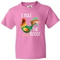 thumbnail image 3 of Inktastic Farmer I Rule The Roost Rooster Youth T-Shirt, 3 of 5