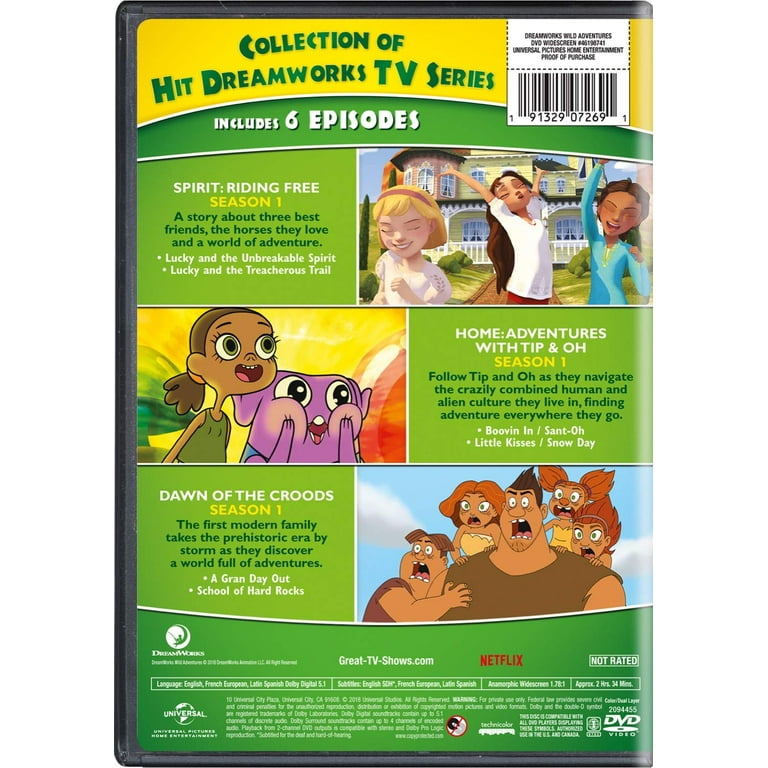 DreamWorks 6 Wild Adventures [DVD] - Walmart.com