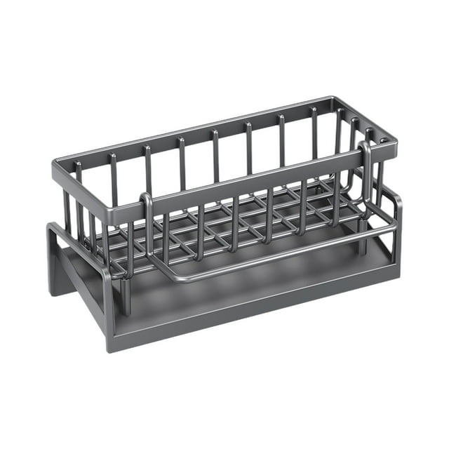 Deeceymbur Kitchen Rack Multifunctional Sink Side Countertop Organizer Sponge Rack Dish Rack for Kitchen Storage Essential