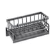 thumbnail image 2 of CaiYueKe Kitchen Countertop Organizer Rack - Sink Side Storage Shelf for Sponge Dishcloth Utensils, Multi-Tier Plastic Drain Board, Knife Chopstick Holder, Space Saver in White Black Gray, 2 of 7