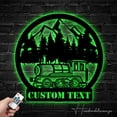 thumbnail image 4 of Handmadetneonsign Custom Steam Engine Train Locomotive Metal Wall Art with LED Light - Personalized, 4 of 5