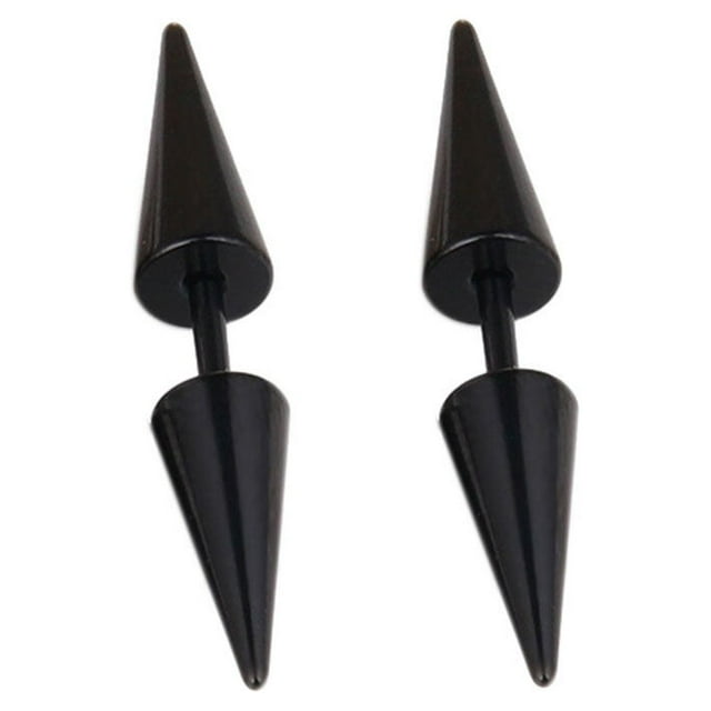 1 Pce Hommes Garçons Clou en Acier Titane Boucle d'Oreille Punk Rock Perçage Clou Rivets en Acier Boucle d'Oreille