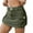 Green, variant on Skirts for Womens Low Waisted Fall Winter Casual Bag Hip Short Skirt Mini Skirt Half Skirt with Slit