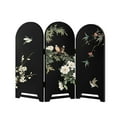 thumbnail image 1 of KLKCMS Folding Desktop Screen Oriental Gift Decorative Desk Privacy Panel for Shelf 30x25cm, 1 of 9