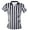 Black/White, variant on Mato & Hash Women's 1/4 Zip-Up Quarter-Zip Referee Short Sleeve Ref Tee Shirt