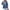 Dark Blue, variant on Fantaslook Denim Jackets for Women Trendy Frayed Hem Shackets Casual Button Up Jean Jacket Coats