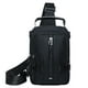 thumbnail image 2 of Bolso bandolera impermeable con puerto de carga | Mochila de pecho de poliéster ligero | Bolso de hombro de viaje antirrobo | Gris Negro Azul Verde | 9x5.9x1.9in | Mochila de camping de senderismo, 2 of 6