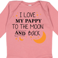 thumbnail image 4 of Inktastic I Love My Pappy to the Moon and Back Boys or Girls Long Sleeve Baby Bodysuit, 4 of 5