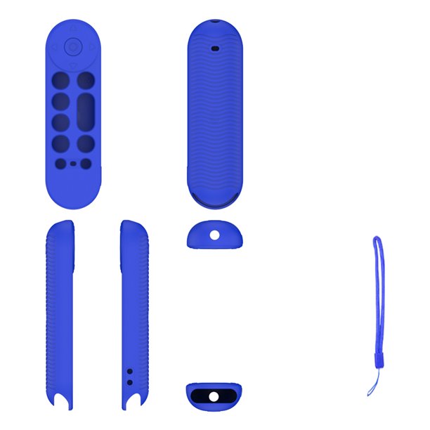 Case Protección Remota Silicona para Google TV Streamer 4K Voice Remote () Azul