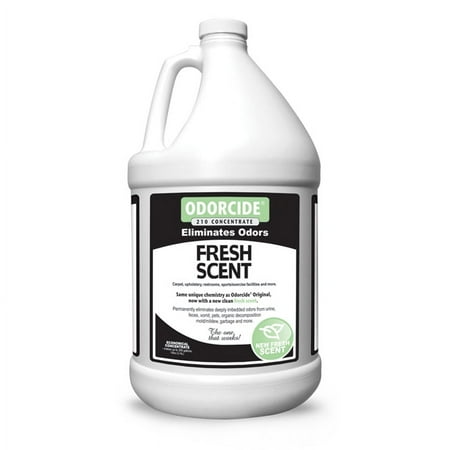 Odorcide Fresh Scent Odor Eliminator Concentrate – Odor Eliminator for Strong Odor on Carpet, Hardwood, & More – Smoke, Sweat, & Pet Odor Eliminator for Home w/Non-Enzymatic Formula, 1 Gallon