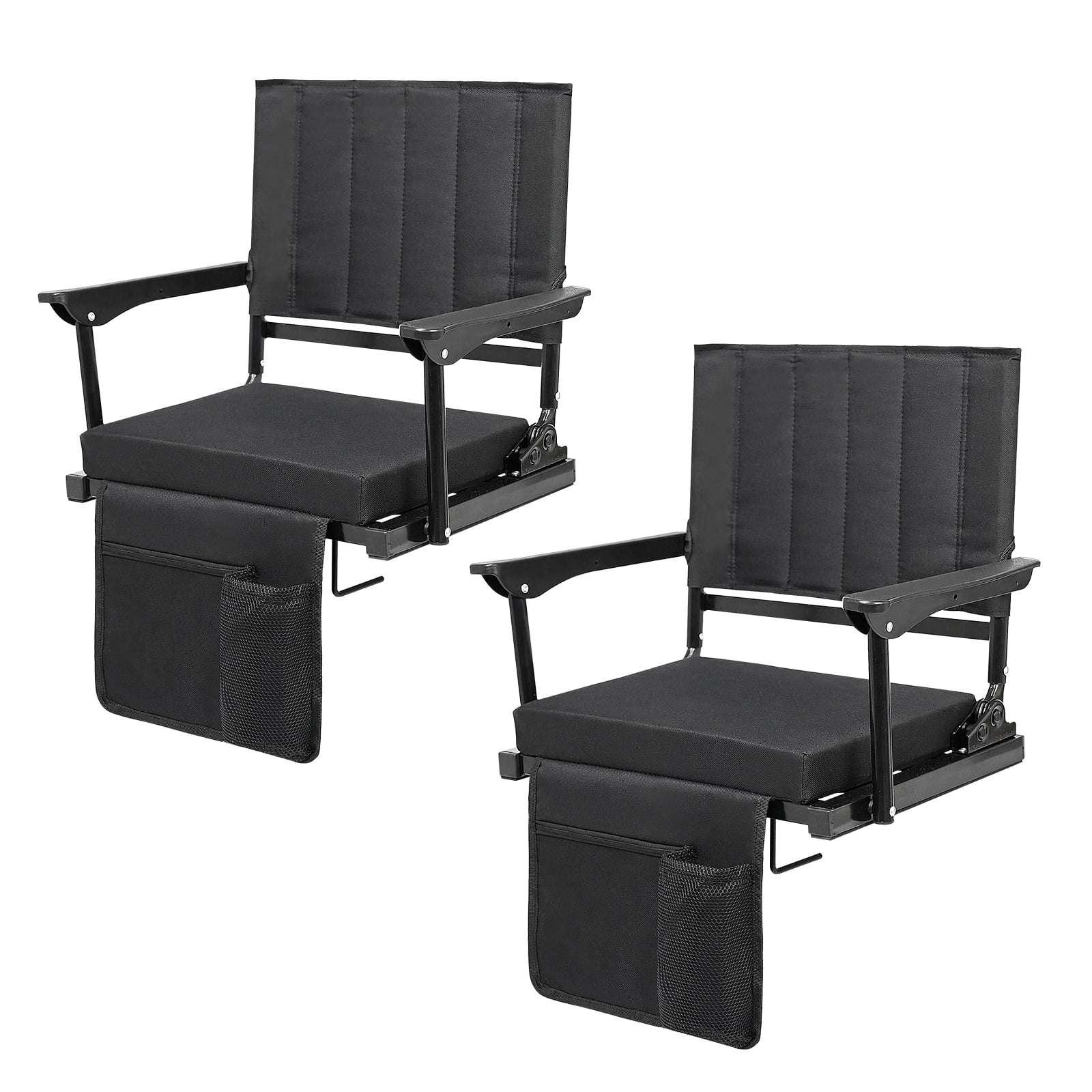 Stadium Seats for Bleachers with Back Support or Benches Portable