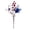 E001- Style A, variant on Table Decorations, Blue Decorations, Patriotic Centerpiece Table Decorations, Fourth of July Party Accents, Artificial Berry Sprays, American Flag Themed Decor Picks