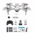 thumbnail image 2 of Flying Aircraft 4K FPV Drone teledirigido con cámara WiFi Juguete volador recargable, blanco Inevent FN000229-02B, 2 of 7