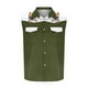 thumbnail image 5 of Camiseta sin mangas con cuello vuelto para hombre, estilo informal, a la moda, con estampado, cuello vuelto, sin mangas, bolsillos, deportiva, de poliéster, 5 of 5