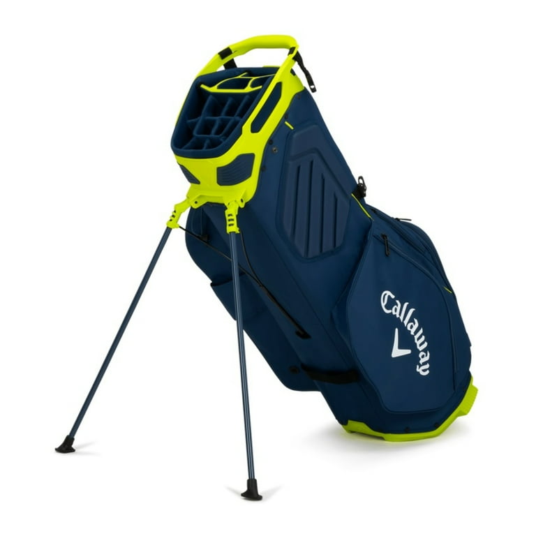 Callaway 2023 Fairway 14 Golf Stand Bag-Navy Flo Yellow Callaway 2023 Fairway 14 Golf Stand Bag-Navy Flo Yellow