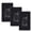 Black GFCI, variant on GFCI Plugs Greencycle 15amp Weather Resistant GFCI Outlet, Tamper Resistant GFI Receptacle with LED Indicator, Decor Wall Plate and Screws Included, ETL Certified, White