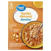 Great Value Vanilla Almond Awake Cereal, 12.4 oz