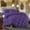 Purple, variant on DNG Creations 3 Piece Pom Pom Box Design Comforter 550 GSM All Season White Vintage Pom-Pom Fringe ( Oversized Queen Size ) 100% Egyptian Cotton, Solid Purple Colour