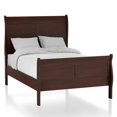 thumbnail image 3 of FOA Jussy 5pc Cherry Wood Bedroom Set-Twin+2 Nightstands+Dresser+Mirror, 3 of 12