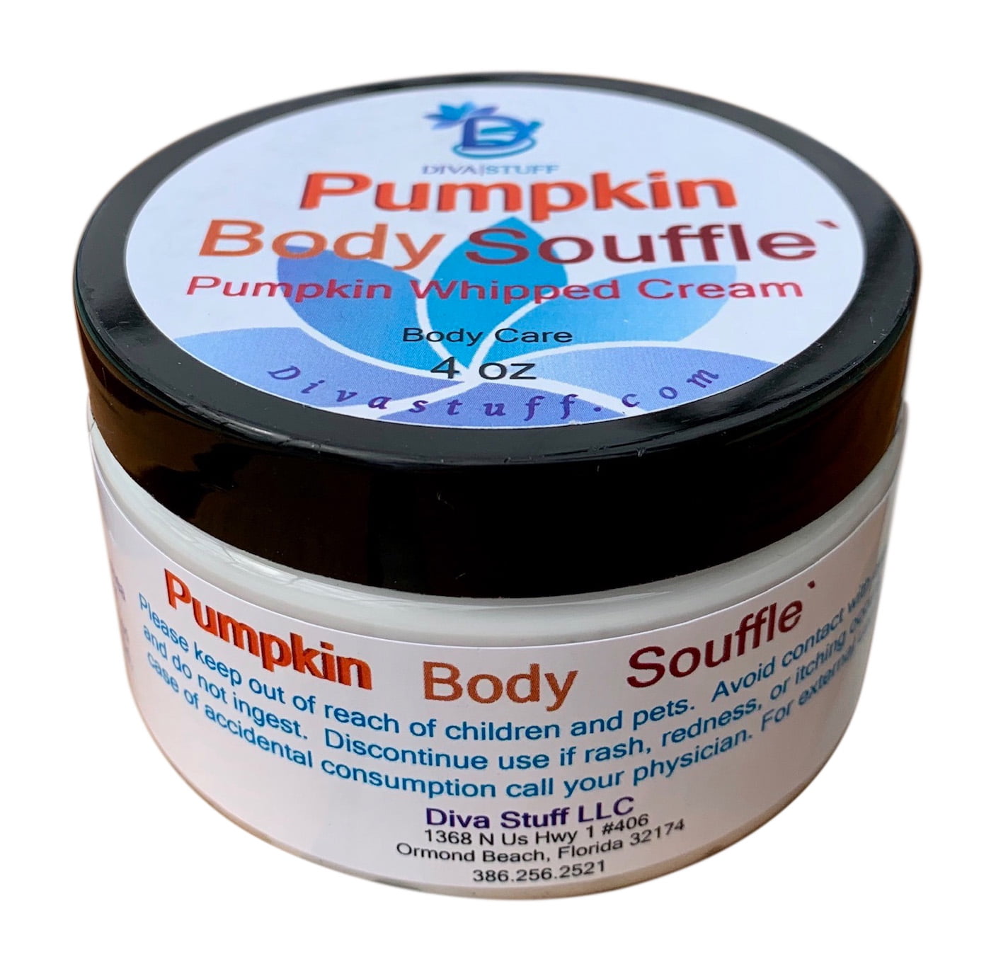 Pumpkin Souffle Body Cream By Diva Stuff, 4 Oz