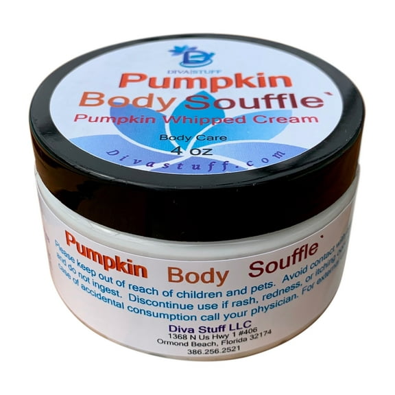 Pumpkin Body Souffle Fall Edition Body Cream for Dry Skin 4 oz by Diva Stuff