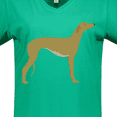 thumbnail image 4 of Inktastic Greyhound Women's V-Neck T-Shirt, 4 of 5