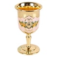 thumbnail image 4 of Vintage Ornate Wine Goblets, Embossed Gold Silver Plated Decorative Goblets, Small Goblet Cups, Elegant Mini Goblets for Wedding Party, Home Bar Goblets for Liquor, Wine Serving, 4 of 7